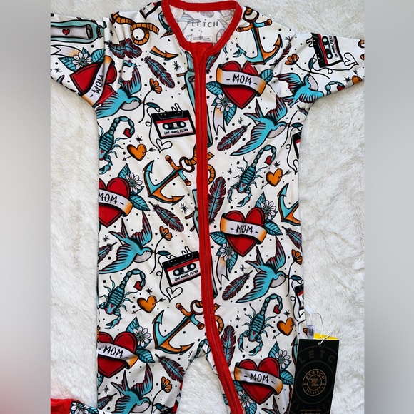 NWT Fletch Tough Love Bamboo Zippy - Picture 5 of 6